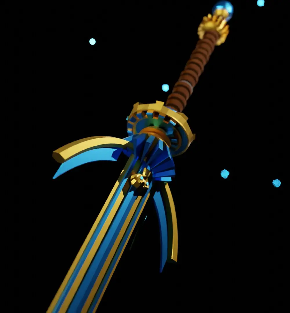 Full Poseidon blade on black